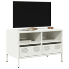 TV cabinet 68x39x43.5 cm cold rolled steel white