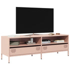 TV stand 135x39x43.5 cm cold-rolled steel pink