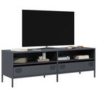 Tv-meubel 135x39x43,5 cm staal antraciet