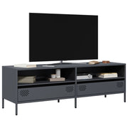 Tv-meubel 135x39x43,5 cm staal antraciet