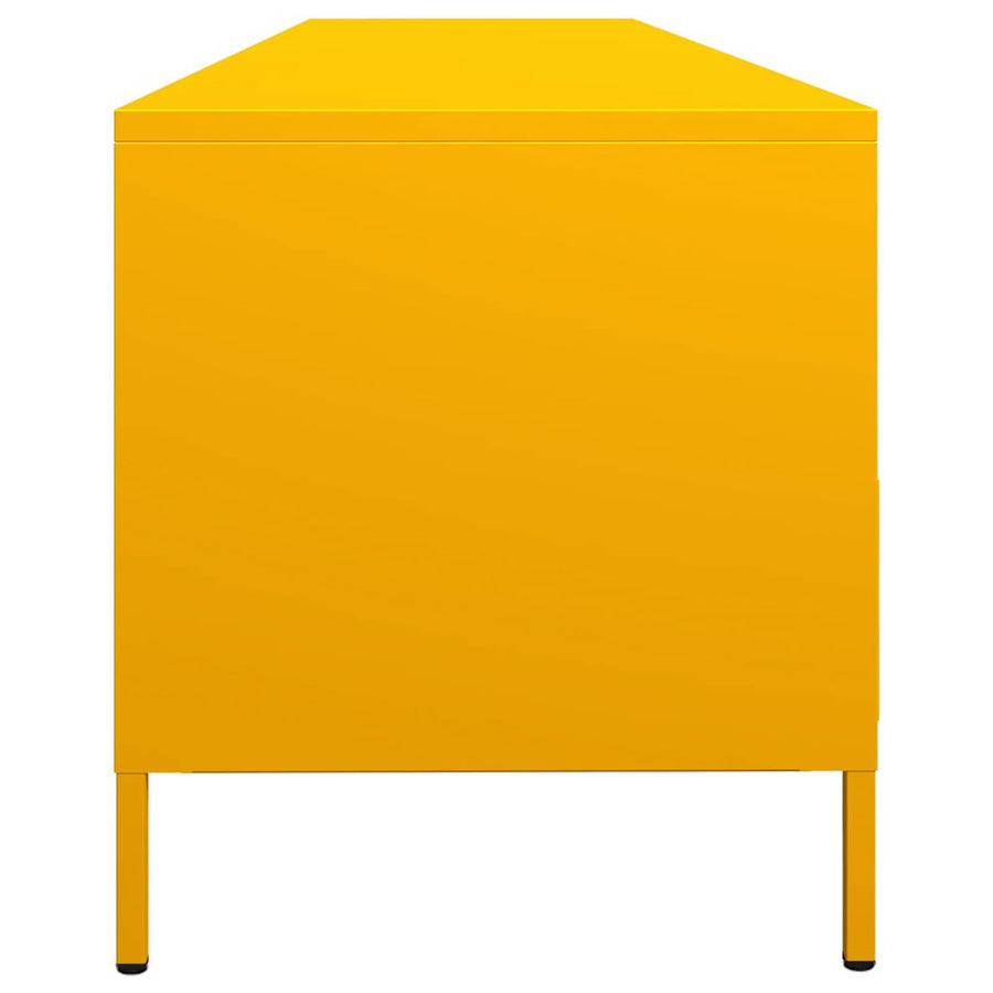 Tv-Meubel 202X39X43,5 Cm Koudgewalst Staal 202 cm