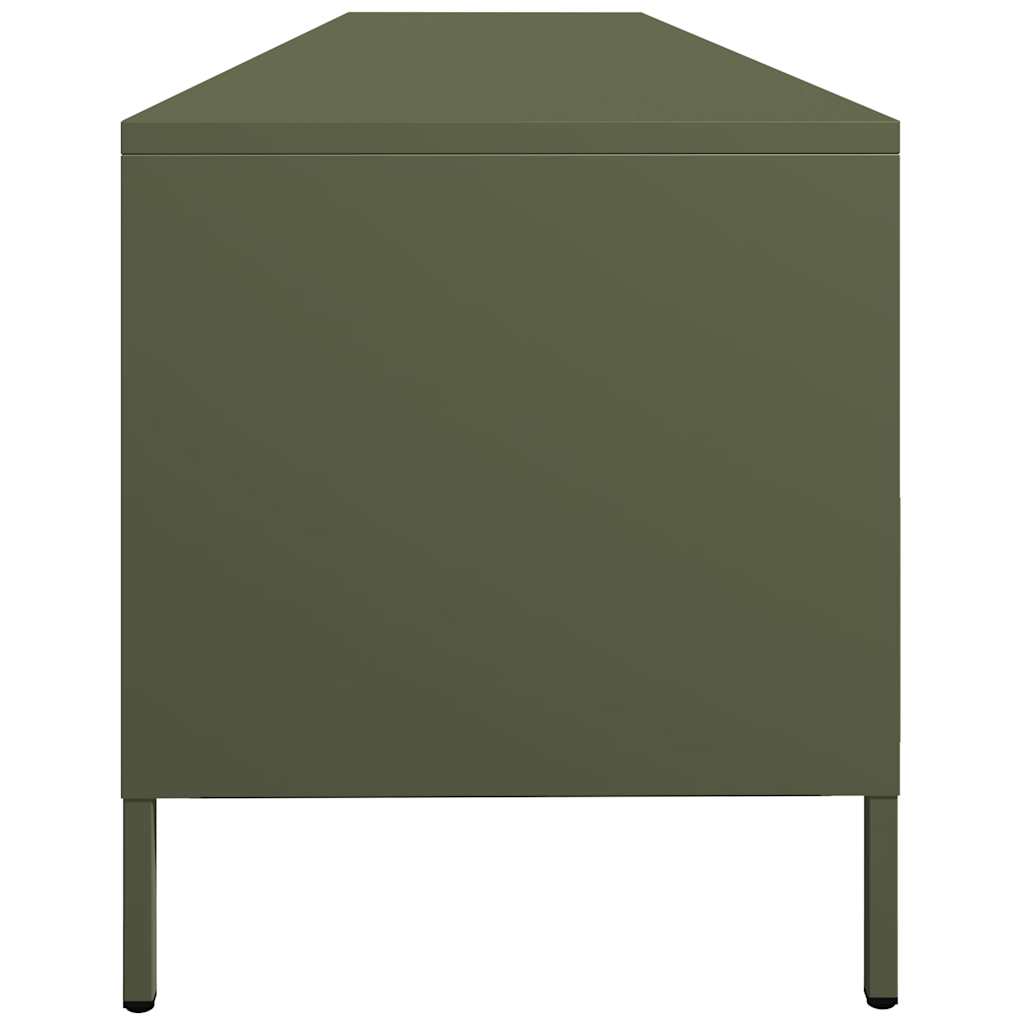 Tv-Meubel 202X39X43,5 Cm Koudgewalst Staal 202 cm