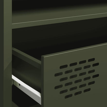 Tv-Meubel 202X39X43,5 Cm Koudgewalst Staal 202 cm
