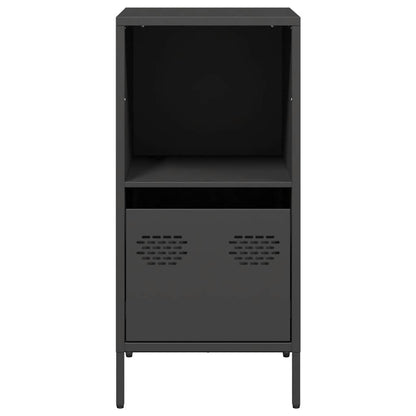 Dressoir 35x39x73,5 cm koudgewalst staal zwart