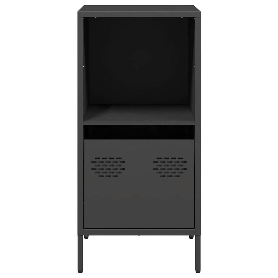 Dressoir 35x39x73,5 cm koudgewalst staal zwart