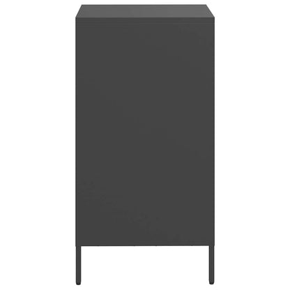 Dressoir 35x39x73,5 cm koudgewalst staal zwart