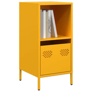 Sideboard 35x39x73.5 cm cold-rolled steel mustard yellow