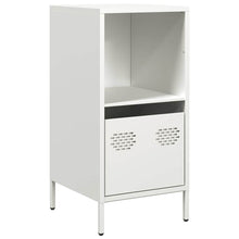 Dressoir 35x39x73,5 cm koudgewalst staal wit