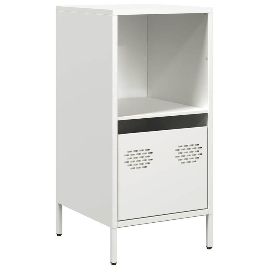 Dressoir 35x39x73,5 cm koudgewalst staal wit