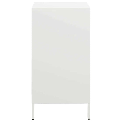 Dressoir 35x39x73,5 cm koudgewalst staal wit