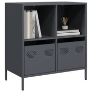 Dressoir 68x39x73,5 cm koudgewalst staal antraciet