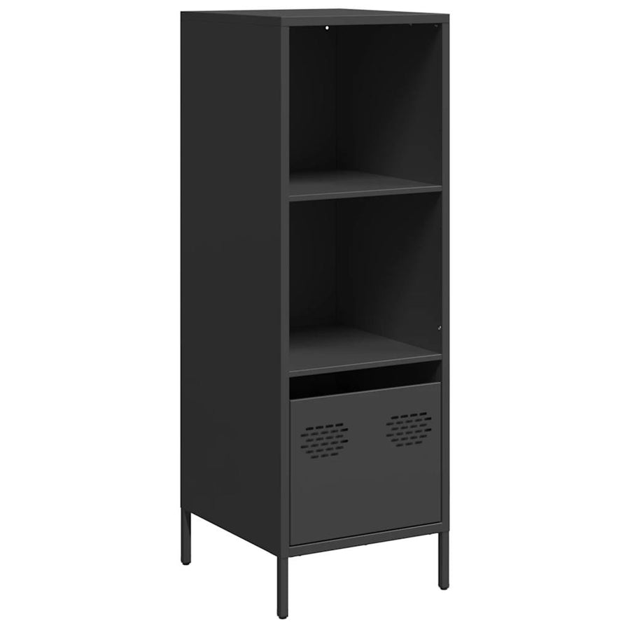 Hoge kast 35x39x103,5 cm staal zwart