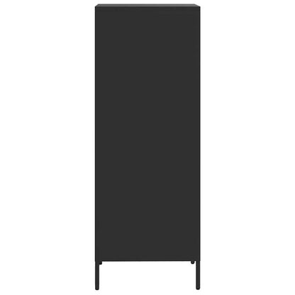 Hoge kast 35x39x103,5 cm staal zwart