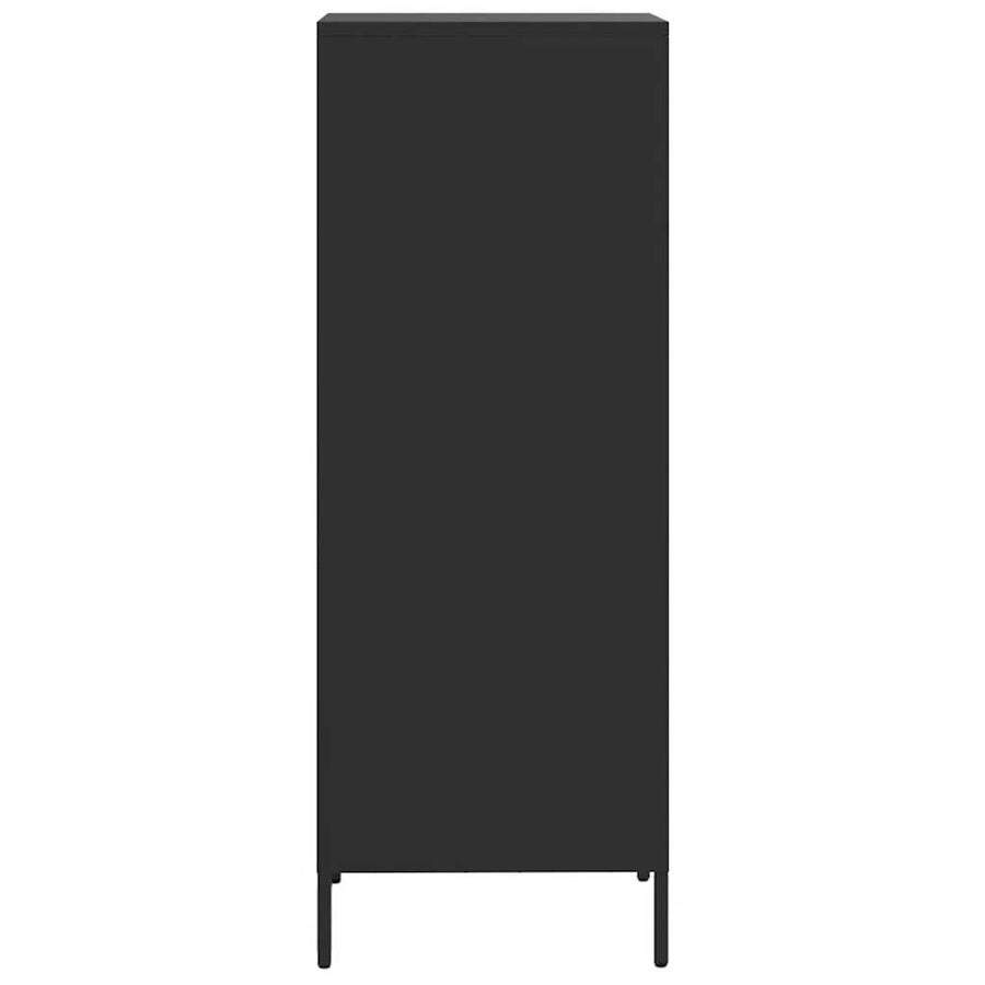 Hoge kast 35x39x103,5 cm staal zwart