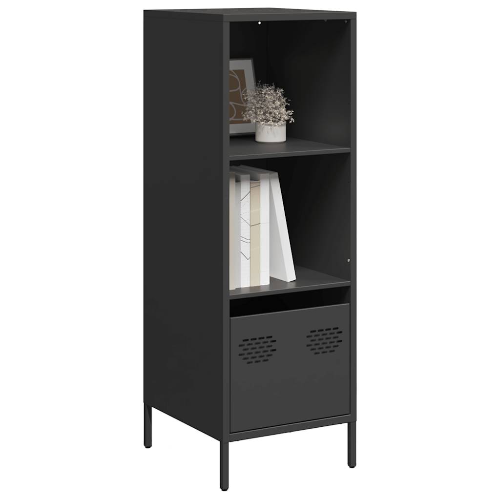 Hoge kast 35x39x103,5 cm staal zwart