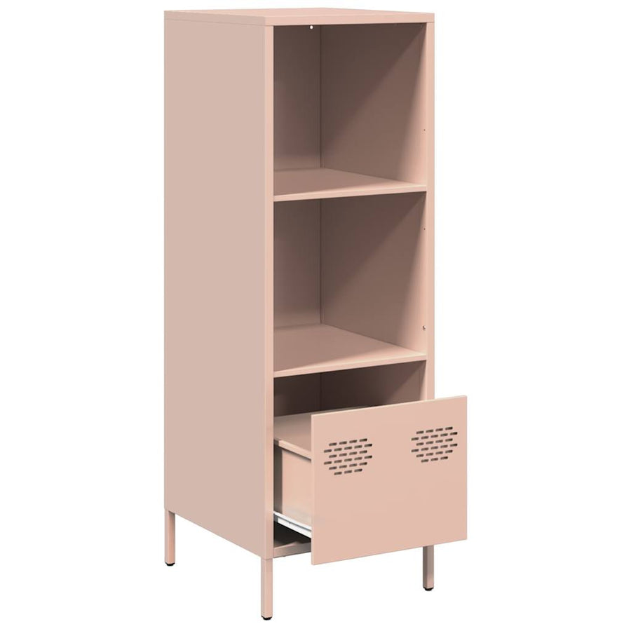 Hoge kast 35x39x103,5 cm staal roze