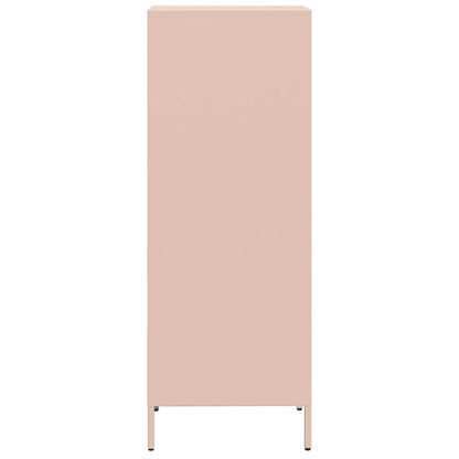 Hoge kast 35x39x103,5 cm staal roze