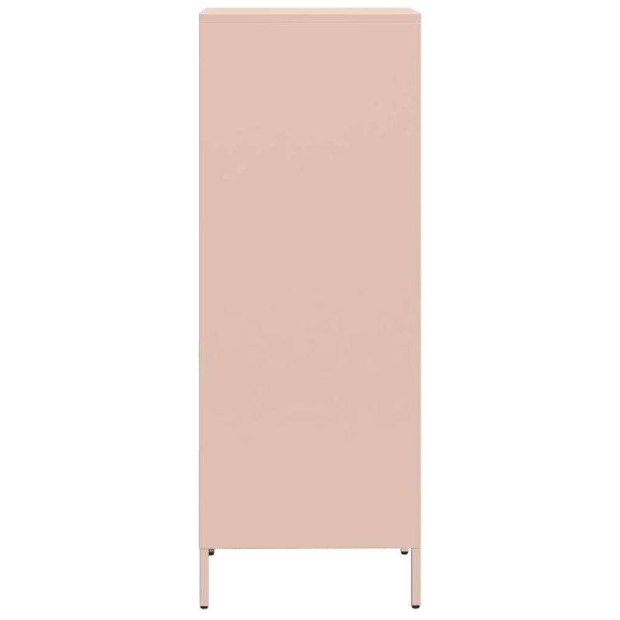Hoge kast 35x39x103,5 cm staal roze