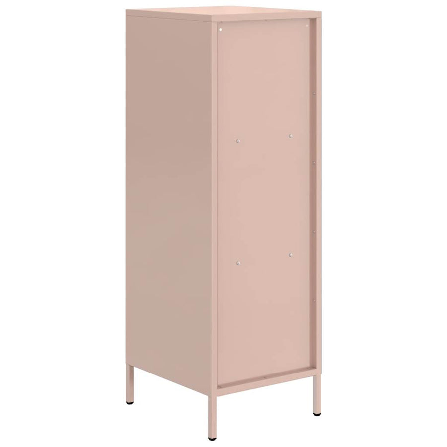 Hoge kast 35x39x103,5 cm staal roze