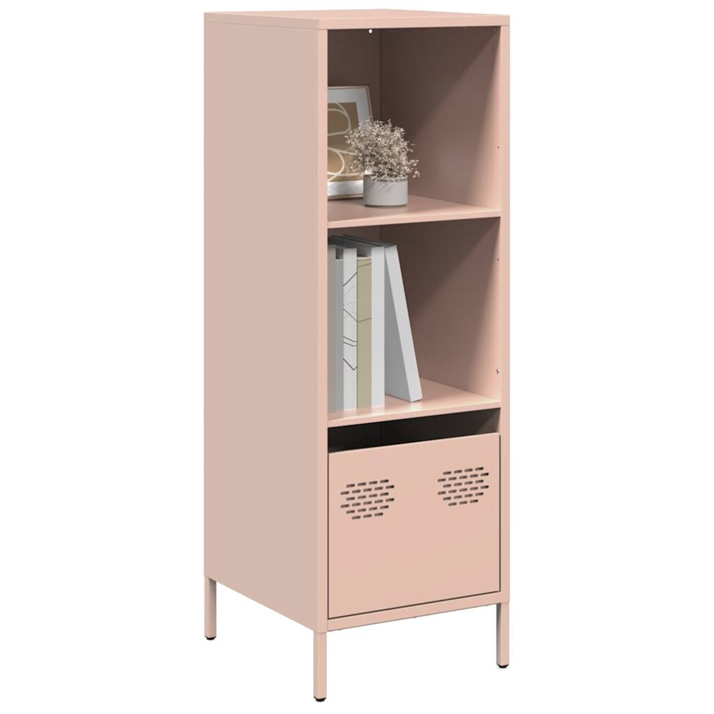 Hoge kast 35x39x103,5 cm staal roze