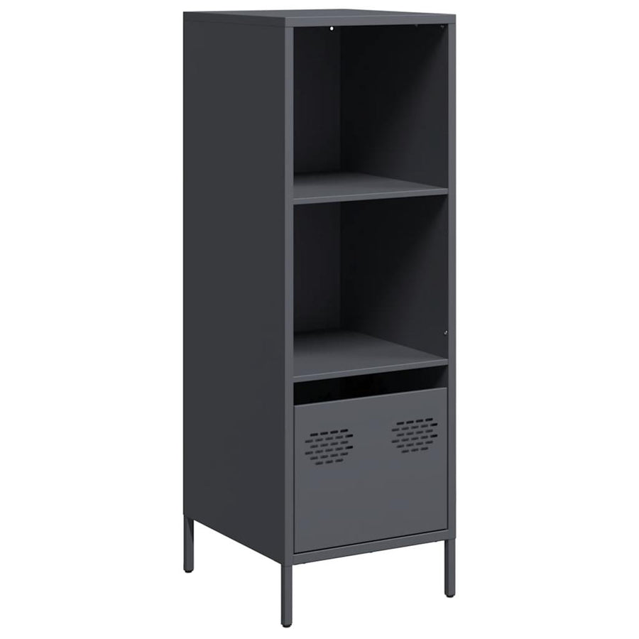 Hoge kast 35x39x103,5 cm staal antracietkleurig