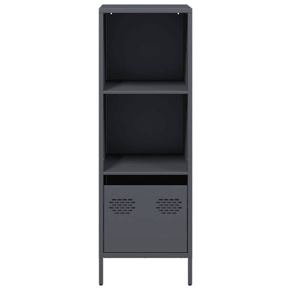 Hoge kast 35x39x103,5 cm staal antracietkleurig
