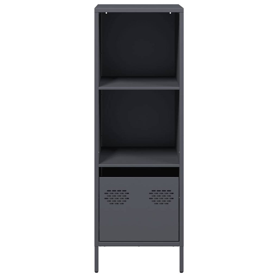 Hoge kast 35x39x103,5 cm staal antracietkleurig