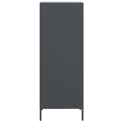 Hoge kast 35x39x103,5 cm staal antracietkleurig