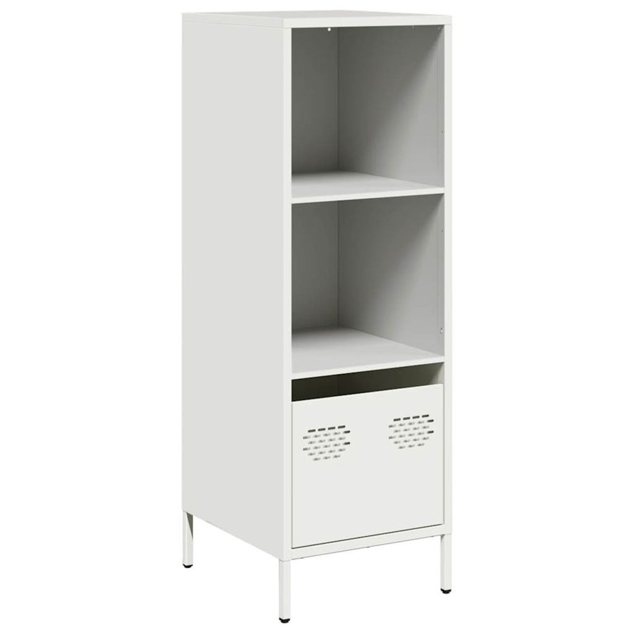 Hoge kast 35x39x103,5 cm staal wit