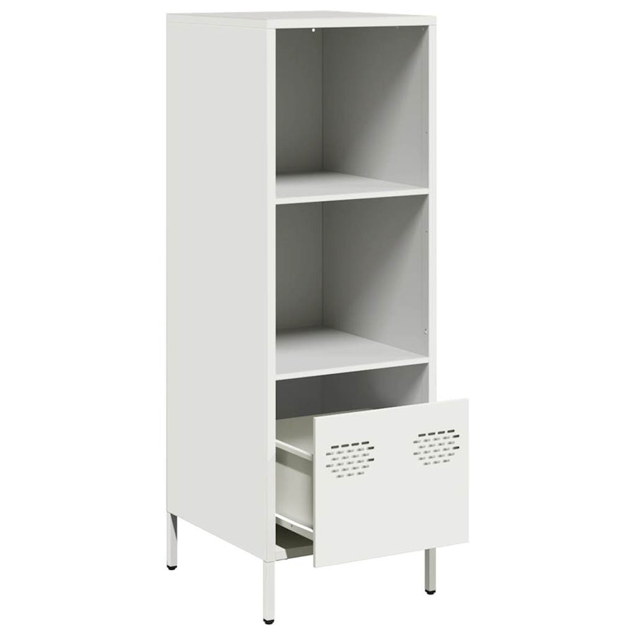 Hoge kast 35x39x103,5 cm staal wit
