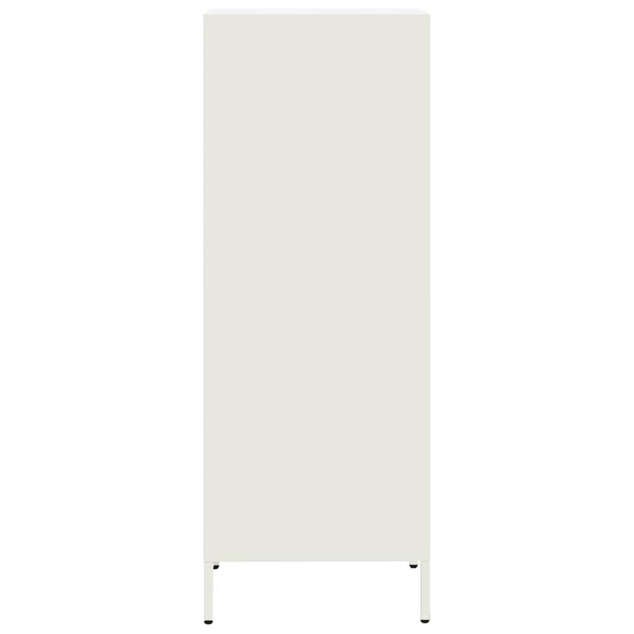 Hoge kast 35x39x103,5 cm staal wit