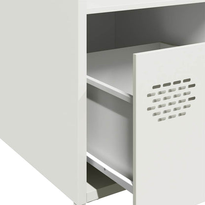 Hoge kast 35x39x103,5 cm staal wit
