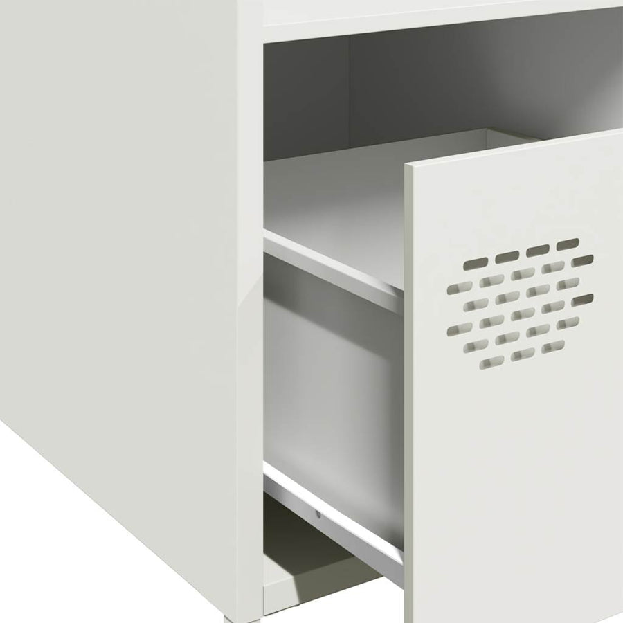Hoge kast 35x39x103,5 cm staal wit