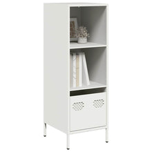 Hoge kast 35x39x103,5 cm staal wit