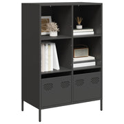 Hoge kast 68x39x103,5 cm staal zwart