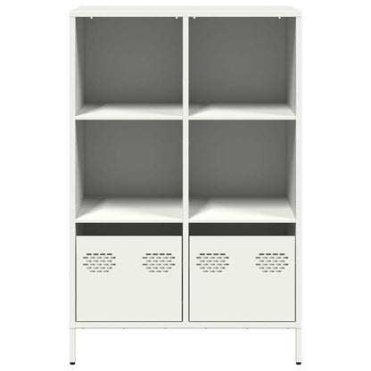 Hoge kast 68x39x103,5 cm staal wit
