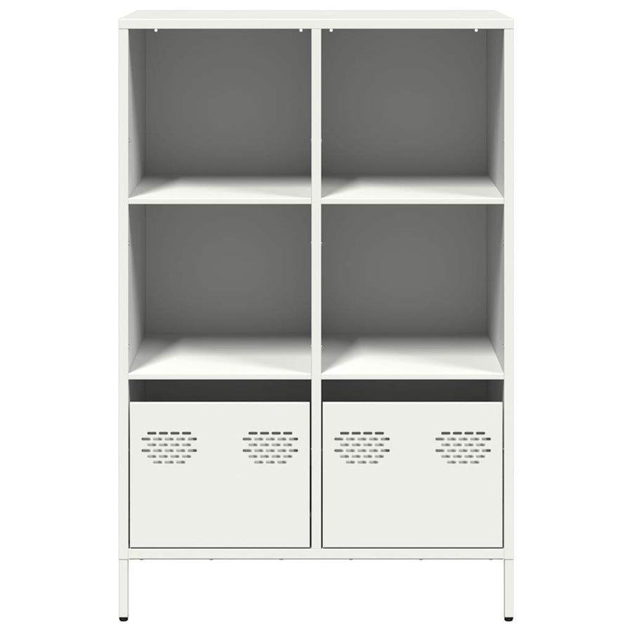 Hoge kast 68x39x103,5 cm staal wit