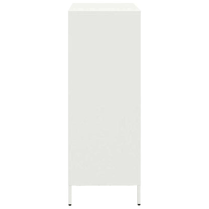 Hoge kast 68x39x103,5 cm staal wit