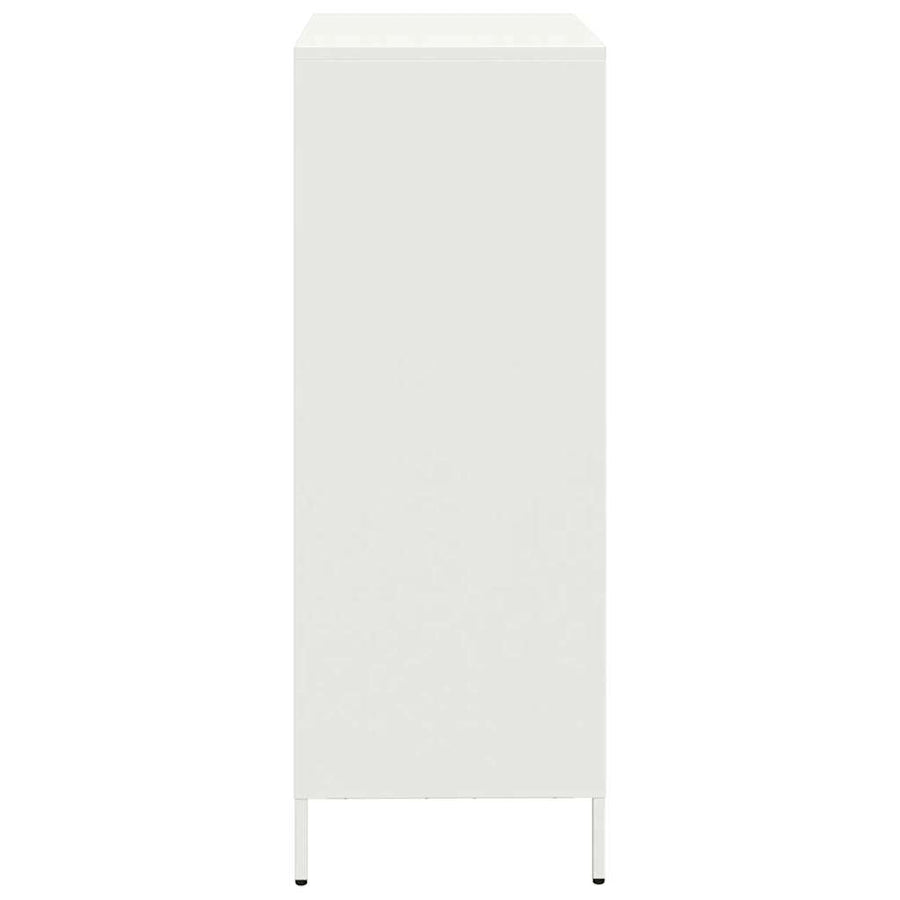 Hoge kast 68x39x103,5 cm staal wit