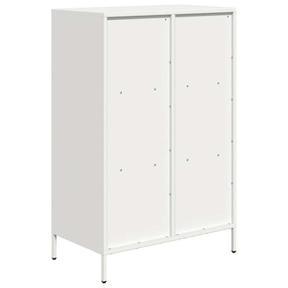 Hoge kast 68x39x103,5 cm staal wit