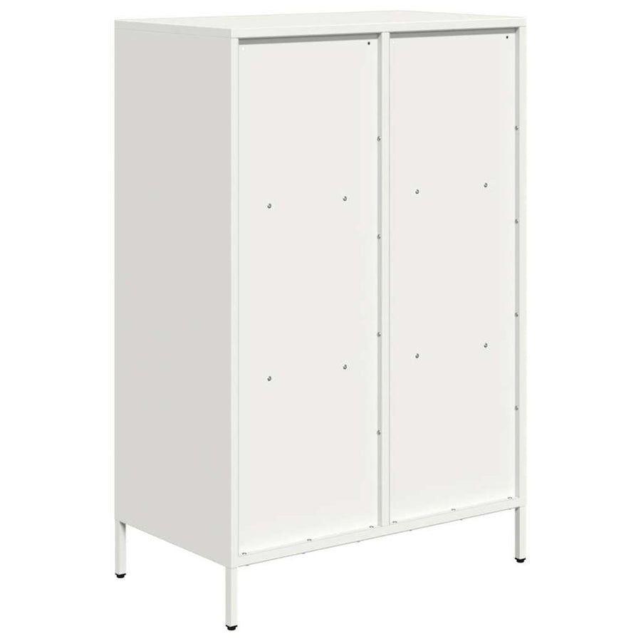 Hoge kast 68x39x103,5 cm staal wit