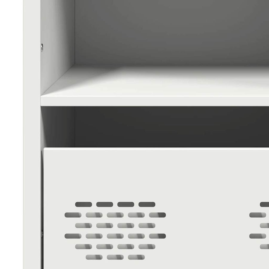 Hoge kast 68x39x103,5 cm staal wit
