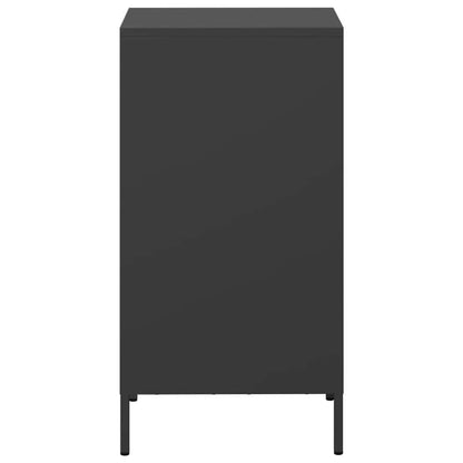 Dressoir 35x39x73,5 cm koudgewalst staal zwart