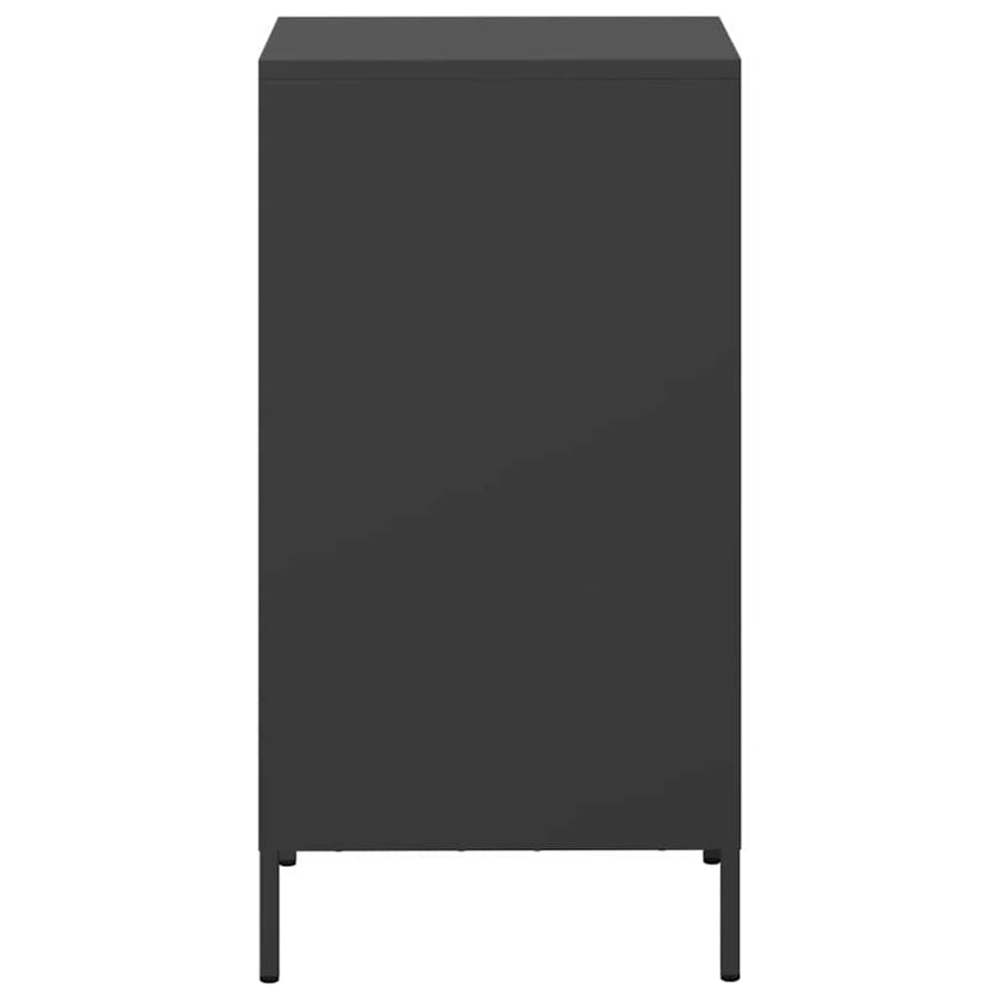 Dressoir 35x39x73,5 cm koudgewalst staal zwart