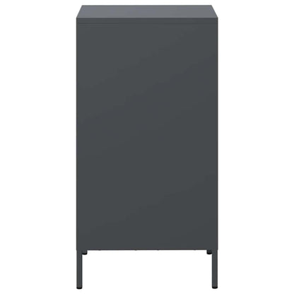 Dressoir 35x39x73,5 cm koudgewalst staal antracietkleurig