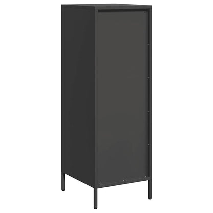 Hoge kast 39x35x103,5 cm staal zwart
