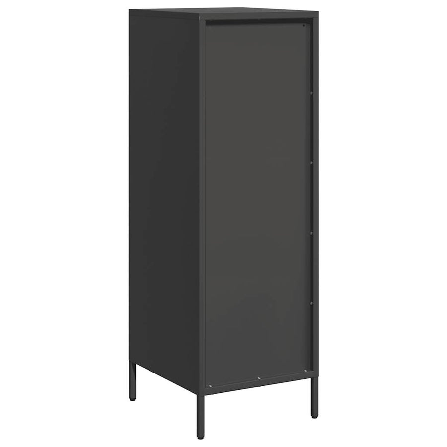 Hoge kast 39x35x103,5 cm staal zwart