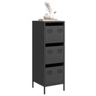 Hoge kast 39x35x103,5 cm staal zwart