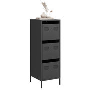 Hoge kast 39x35x103,5 cm staal zwart