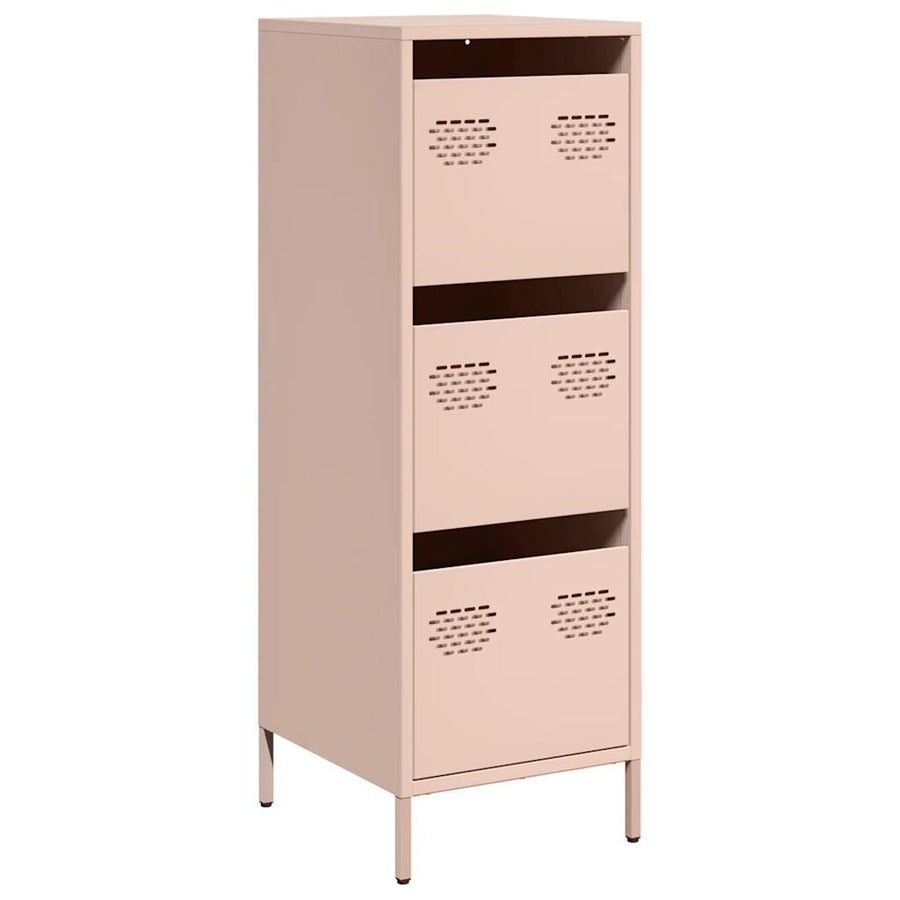 Hoge kast 39x35x103,5 cm staal zwart